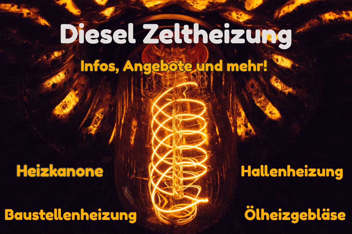 Diesel Zeltheizung - Heizkanone, Hallenheizung